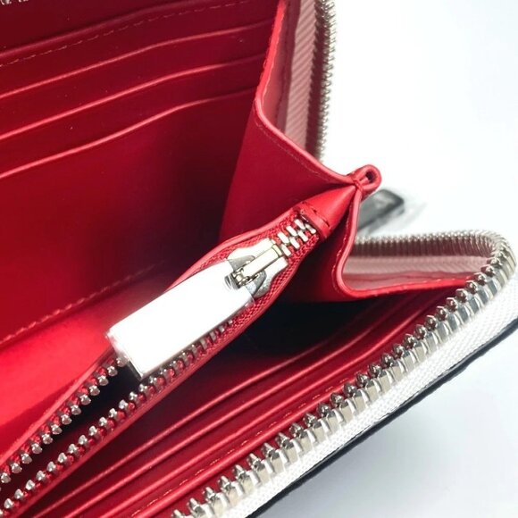 Christian Louboutin 1235496 Long wallet CL logo Zip Around Long Wallet Unused - Picture 11 of 16